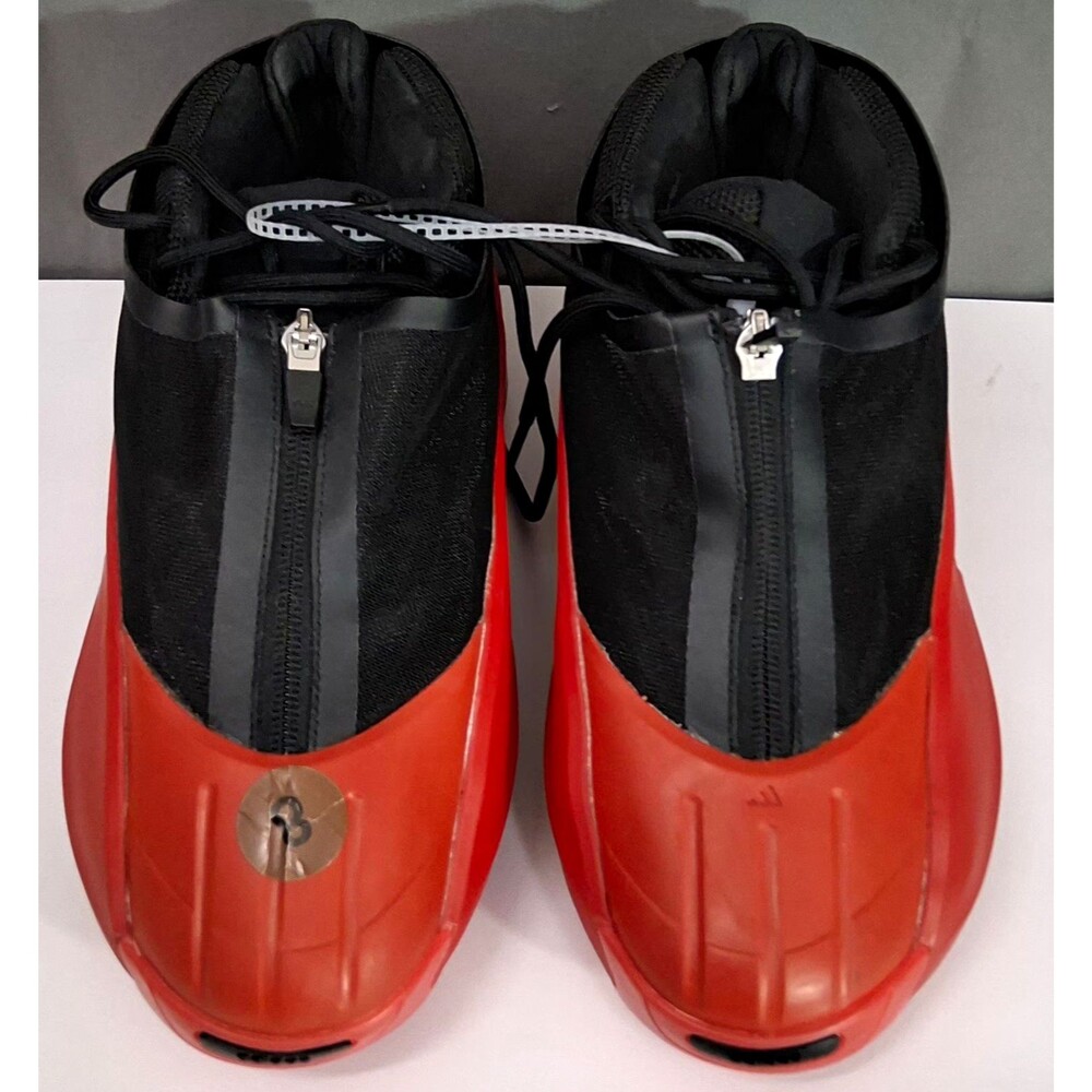 adidas Crazy IIInfinity Mid Top Lace/Zip Sneakers Red/Core Black IF45402024 US 8